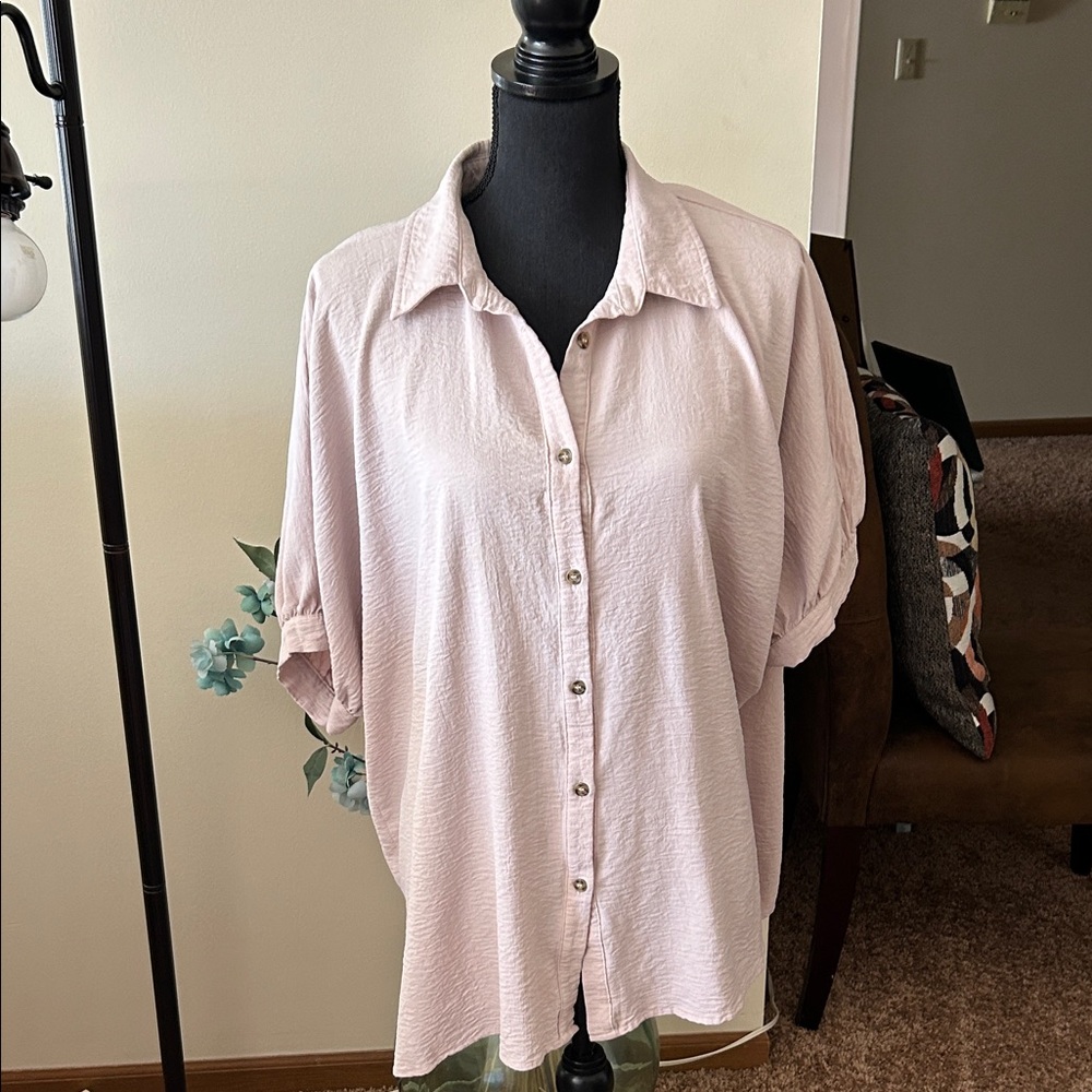 Elegant Cream Button Shirt